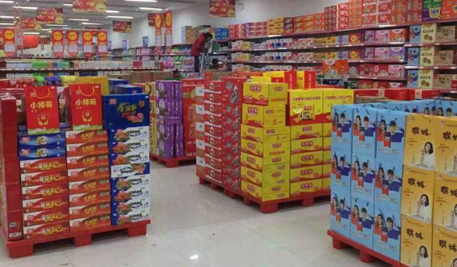 塑料托盤超市應(yīng)用案例