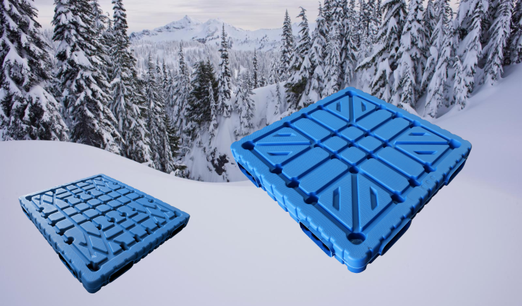 寒冷地區(qū)冬季使用中空吹塑托盤，它能受得住嗎？